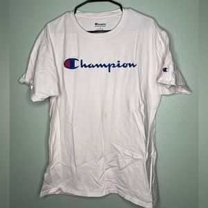 Champion White t-shirt Size L